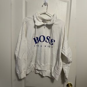 VINTAGE Hugo Boss Sports Funnel-neck Sweater